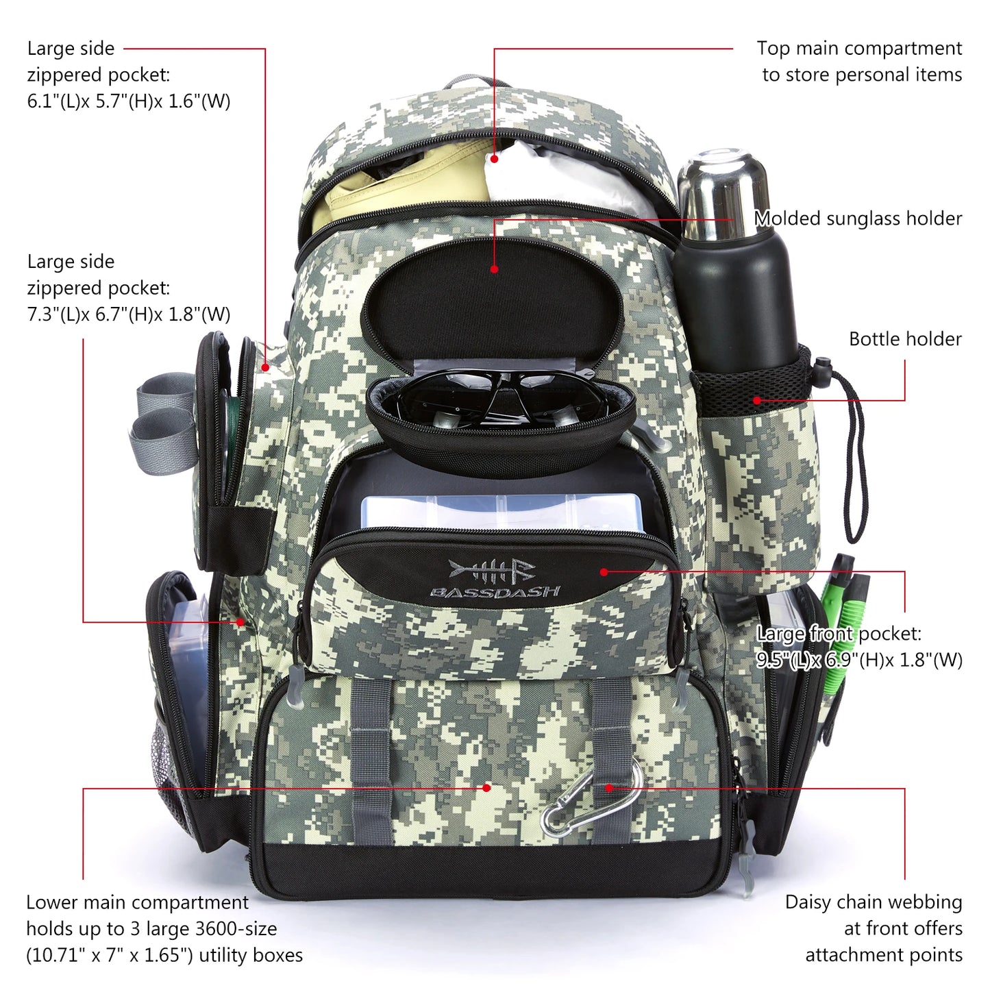 Bassdash Fishing Bag