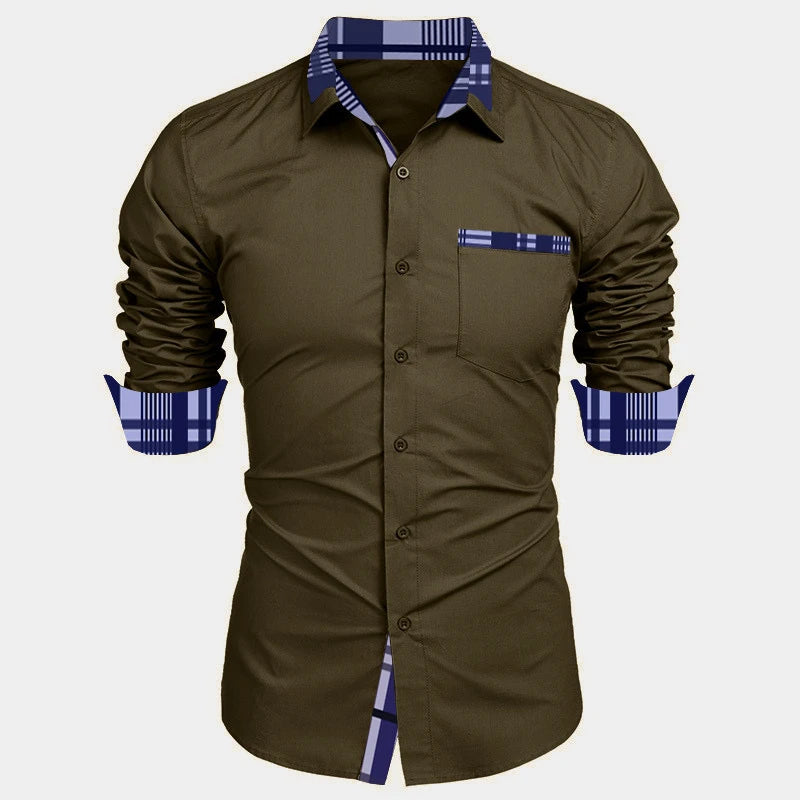 Men's long-sleeved shirt
