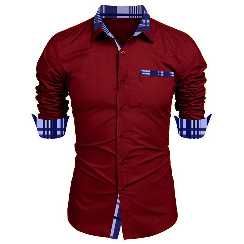 Men's long-sleeved shirt