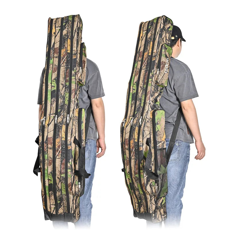 1.2m/1.5m three-layer foldable large belly sea fishing bag