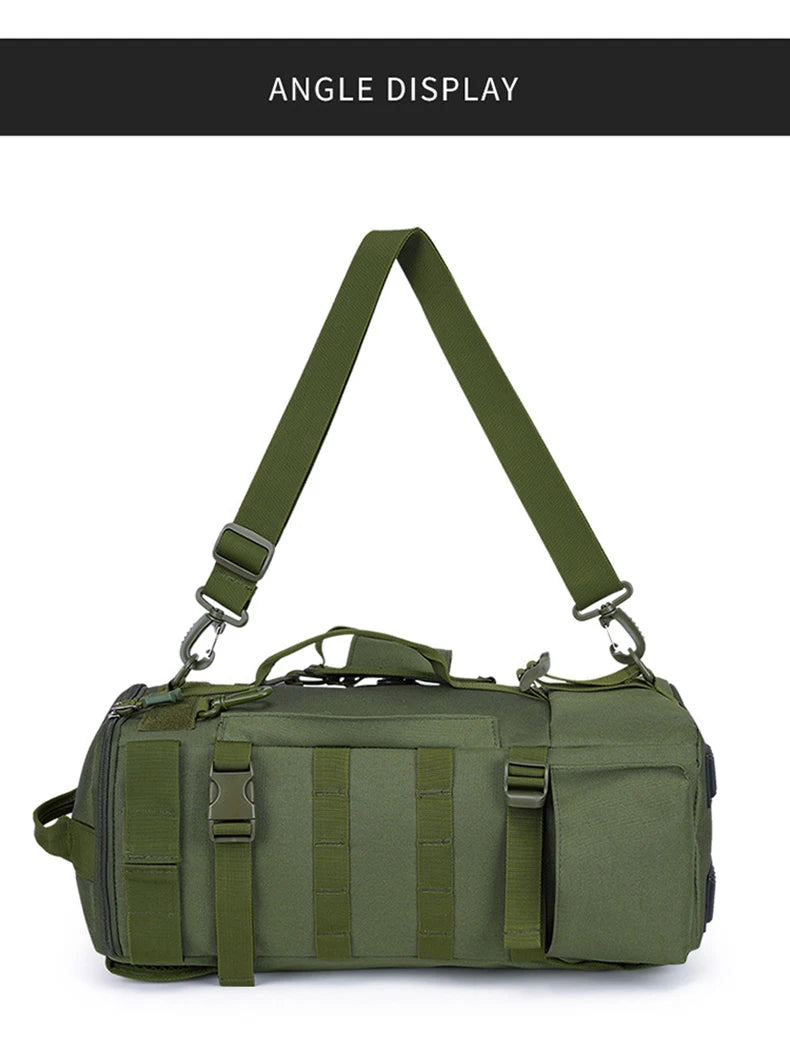 Tactical Fishing Backpack with Rod Holders