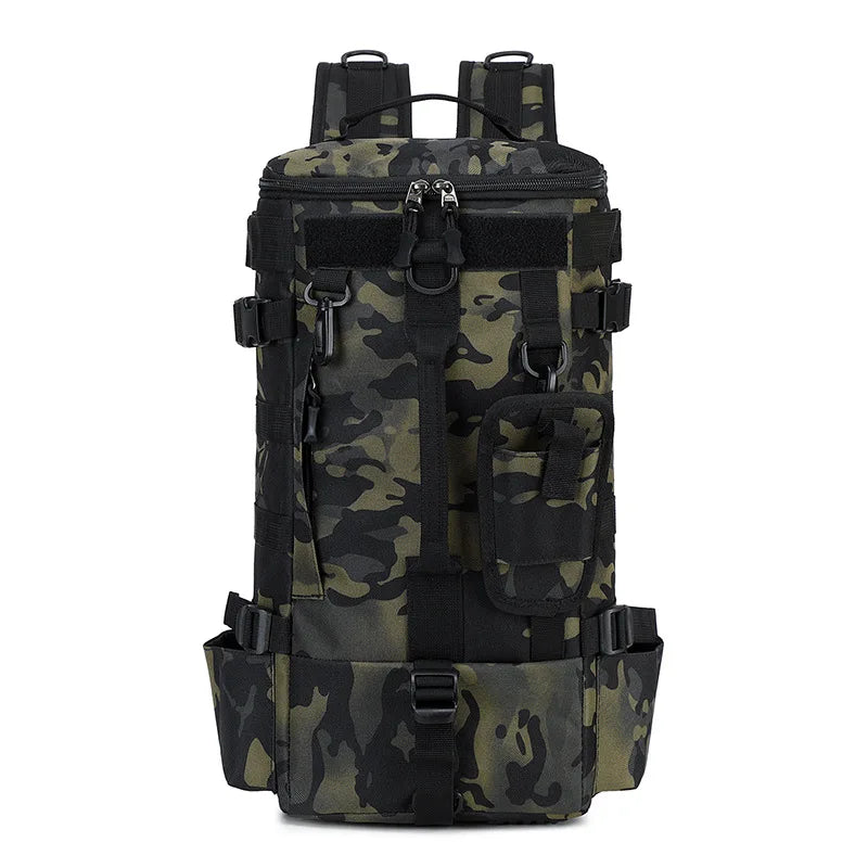 Tactical Fishing Backpack with Rod Holders