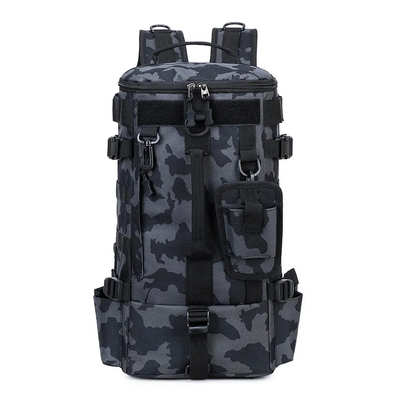Tactical Fishing Backpack with Rod Holders