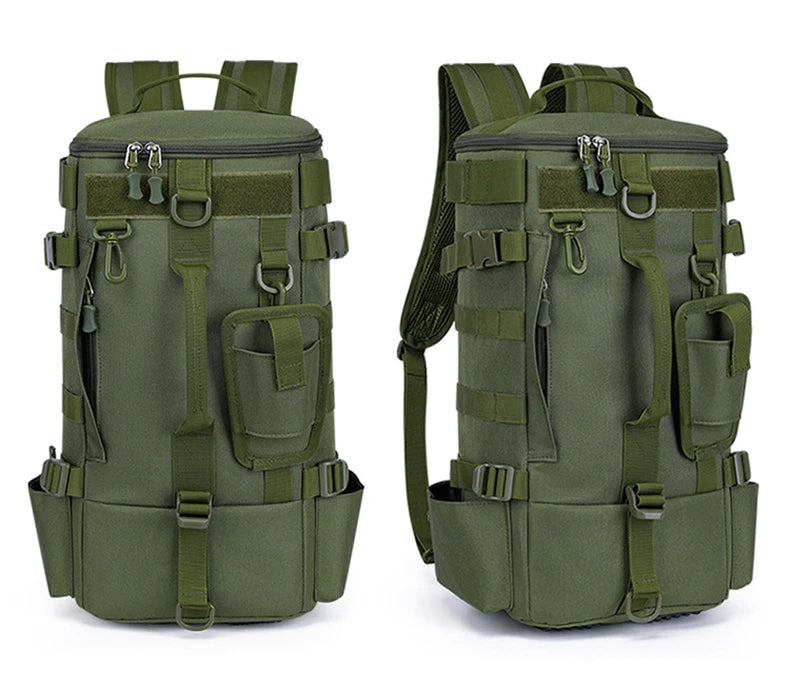 Tactical Fishing Backpack with Rod Holders