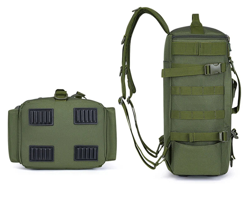 Tactical Fishing Backpack with Rod Holders